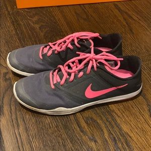 Ombré Nike sneakers in black grey and pink